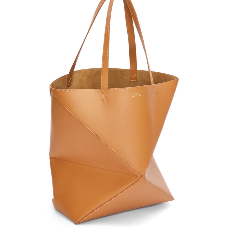 Loewe Puzzle Fold Tote XL 亮面小牛皮手提包均碼碼MAX、42cm*18cm*41cm-3