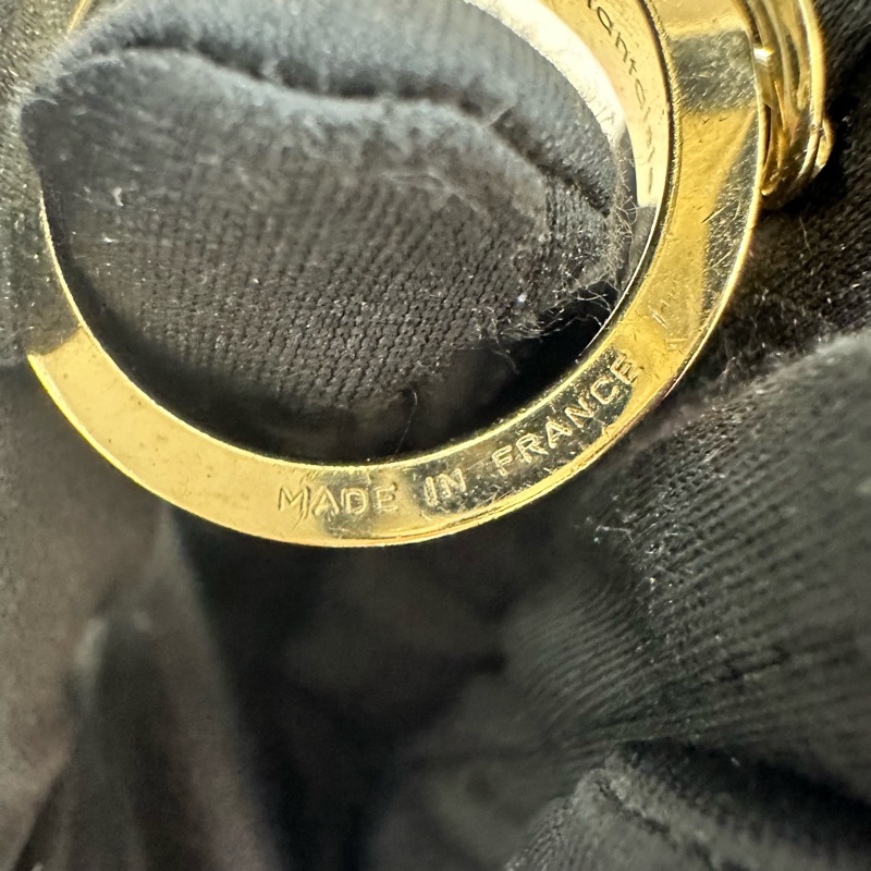 Hermes 中古 淡金色腰帶絲巾環-4