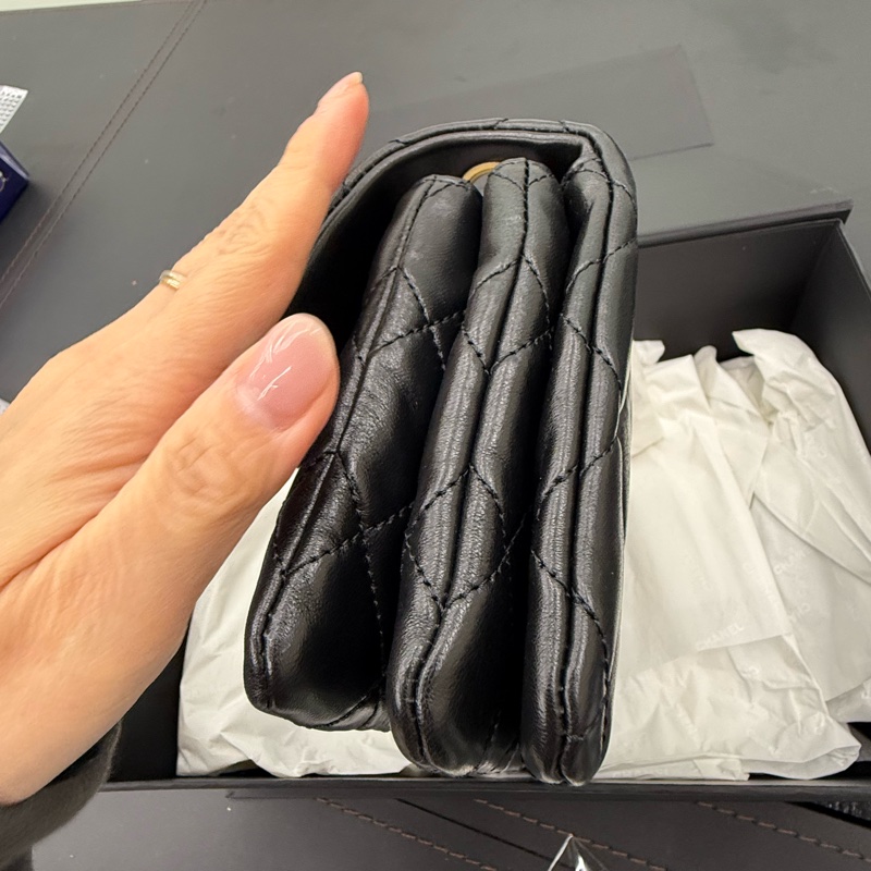 Chanel 羊皮 口蓋包-1