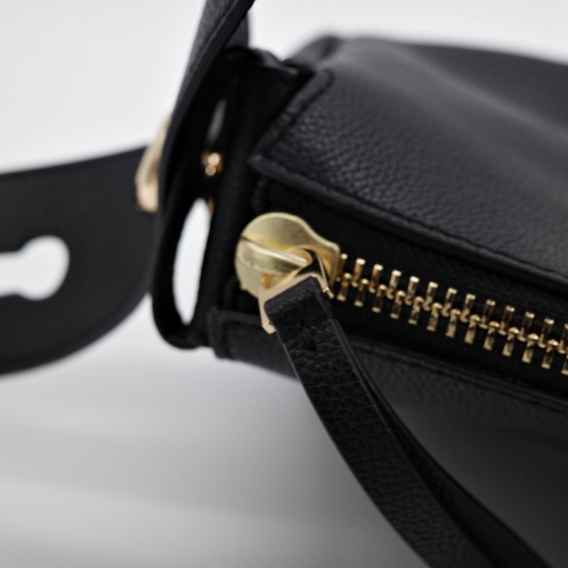 Tory Burch 湯麗柏琦 Romy 黑色 荔紋牛皮 肩背包-7