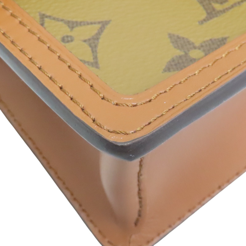 棕色 原花帆布 Dauphine 肩背包【LOUIS VUITTON LV 路易威登】 M68746-7