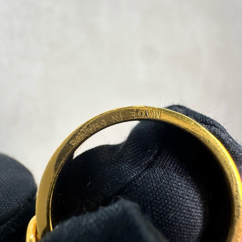 Hermes 中古 小號金色腰帶絲巾環-5