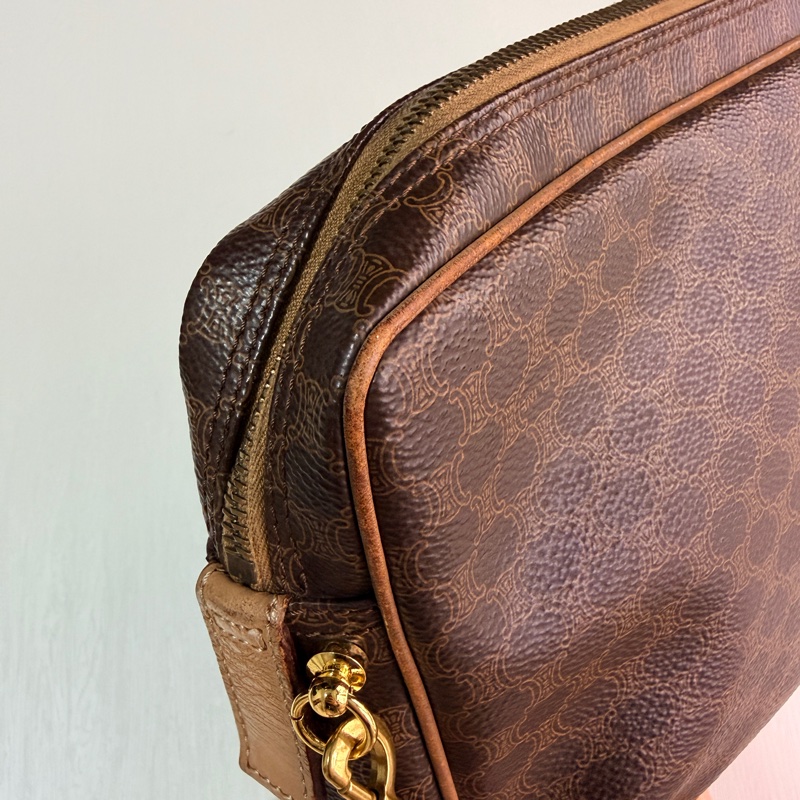 Celine 思琳 Macadam 老花側背包 斜背包-10