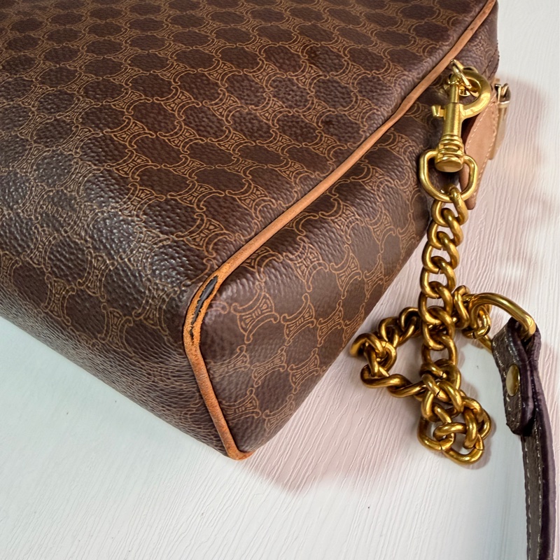 Celine 思琳 Macadam 老花側背包 斜背包-12