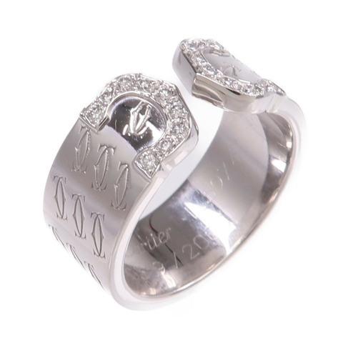 CARTIER 18K白金C2 Diamond Ring鑽石戒指Cartier#51/US#5.75