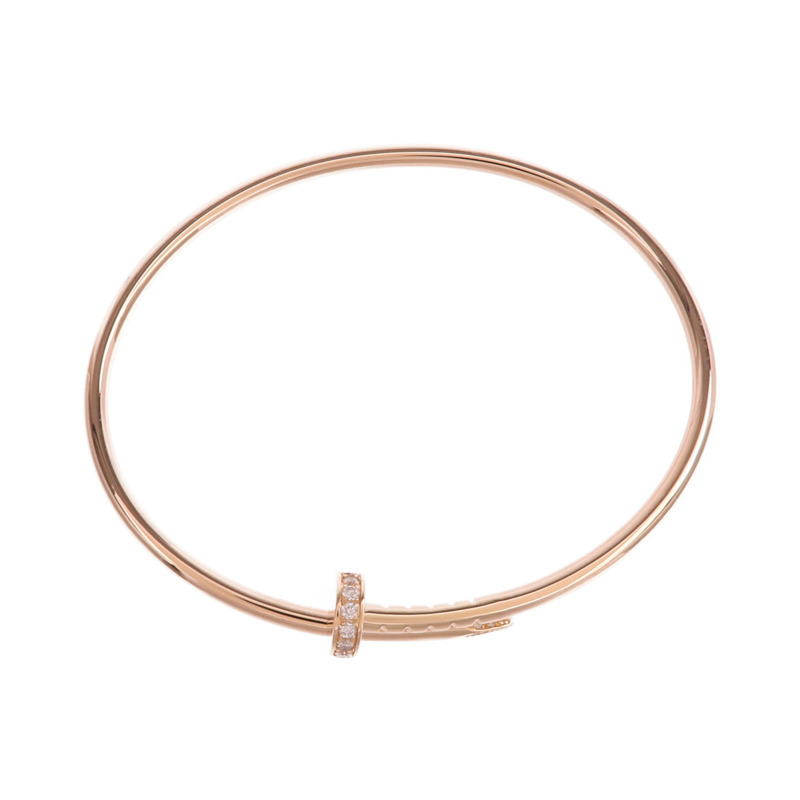 CARTIER 18K玫瑰金Juste un Clou Small Model鑽石手鐲Cartier#16-3