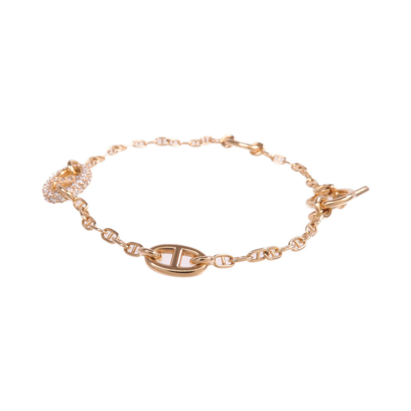 HERMES 18K玫瑰金Farandole Bracelet鑽石手鏈-1