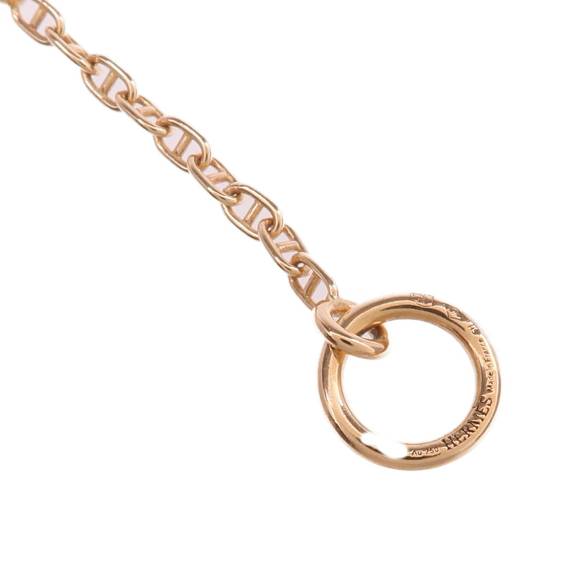 HERMES 18K玫瑰金Farandole Bracelet鑽石手鏈-6