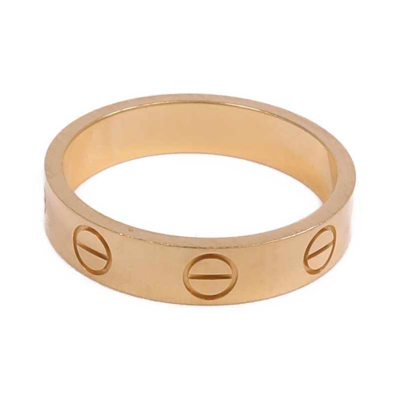 CARTIER 18K玫瑰金Love Ring戒指Cartier#48/US#4.5-7