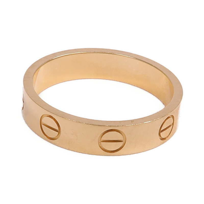 CARTIER 18K玫瑰金Love Ring戒指Cartier#48/US#4.5-8