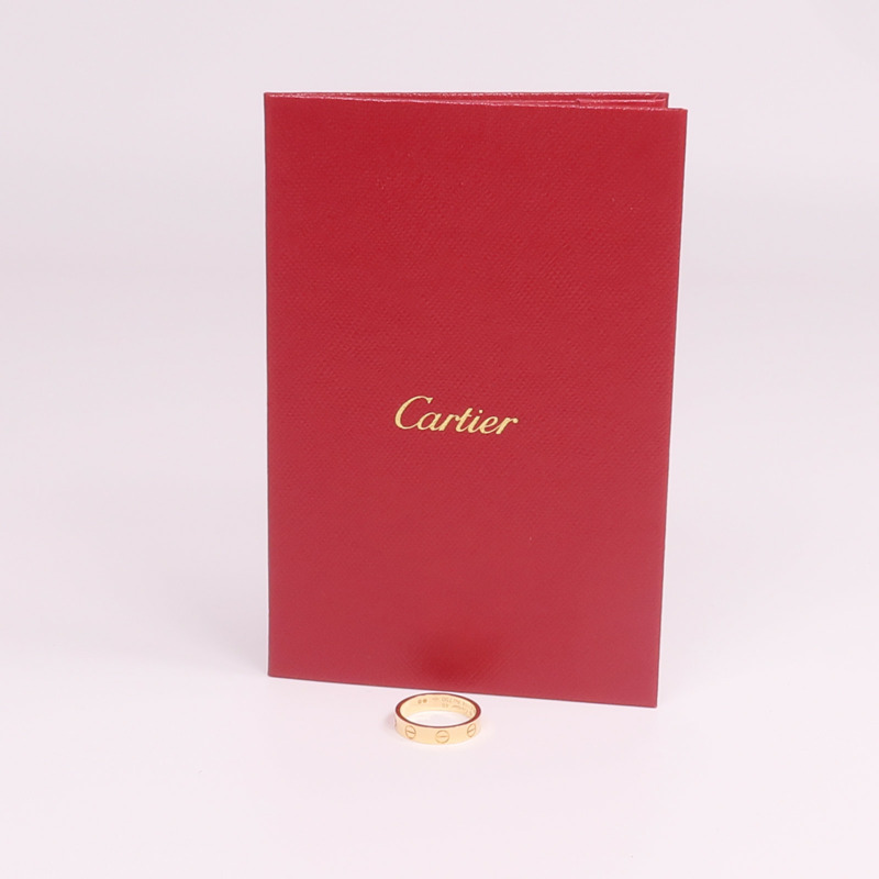 CARTIER 18K玫瑰金Love Ring戒指Cartier#48/US#4.5-9