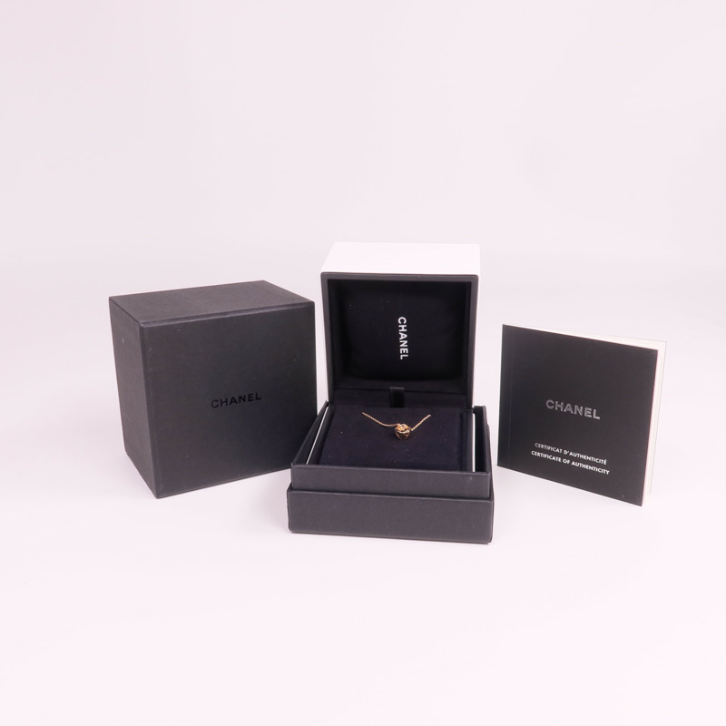 CHANEL 18K玫瑰金Coco Crush Necklace項鍊-7