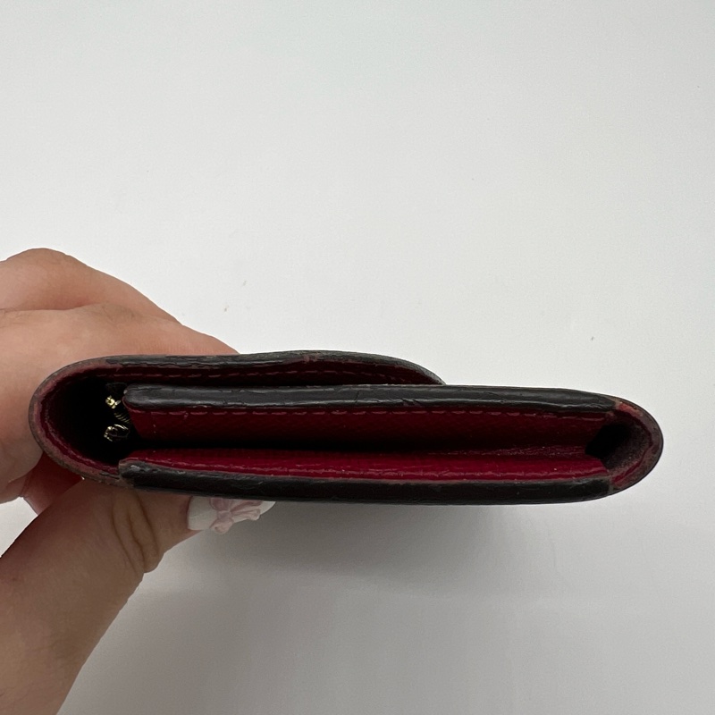 🫸🏻LV 信封式 扣式 短夾 零錢夾 💥超夯款紅豆🫷🏻-4