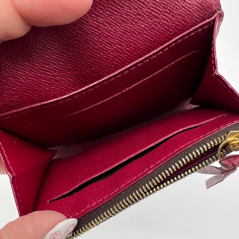🫸🏻LV 信封式 扣式 短夾 零錢夾 💥超夯款紅豆🫷🏻-10