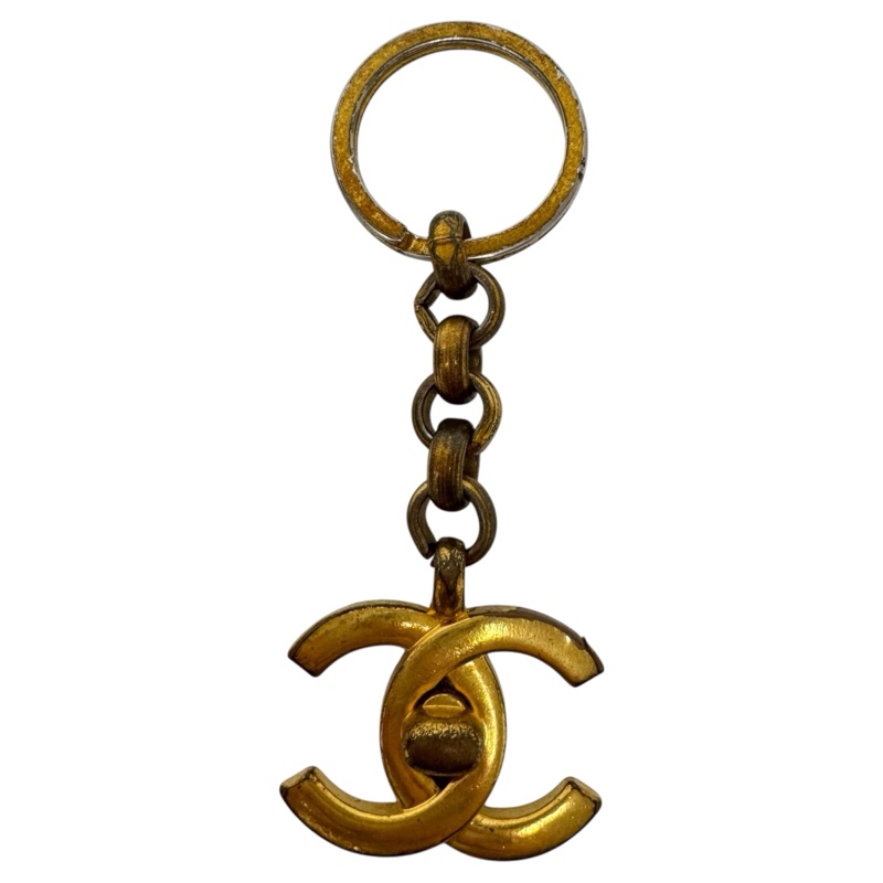 Chanel 雙C 鑰匙圈 vintage 二手 中古-3