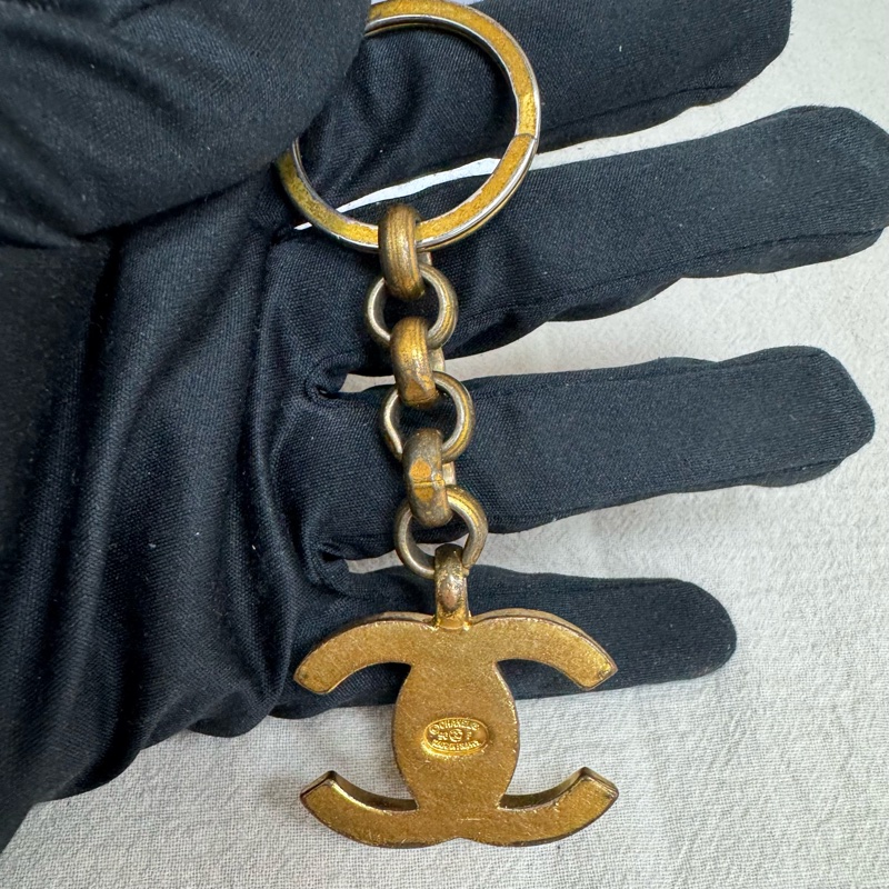 Chanel 雙C 鑰匙圈 vintage 二手 中古-6