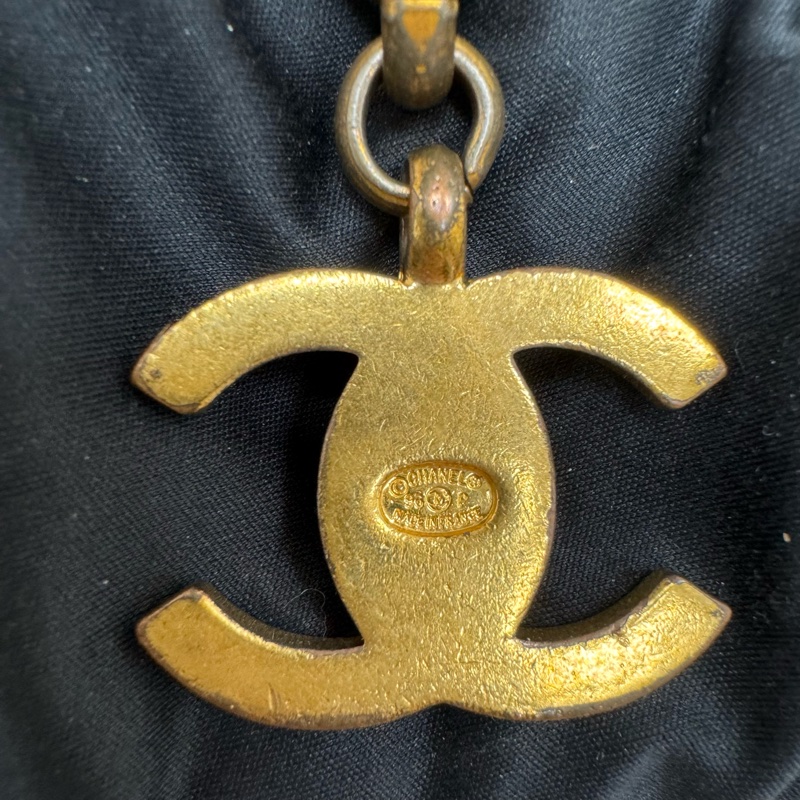 Chanel 雙C 鑰匙圈 vintage 二手 中古-7