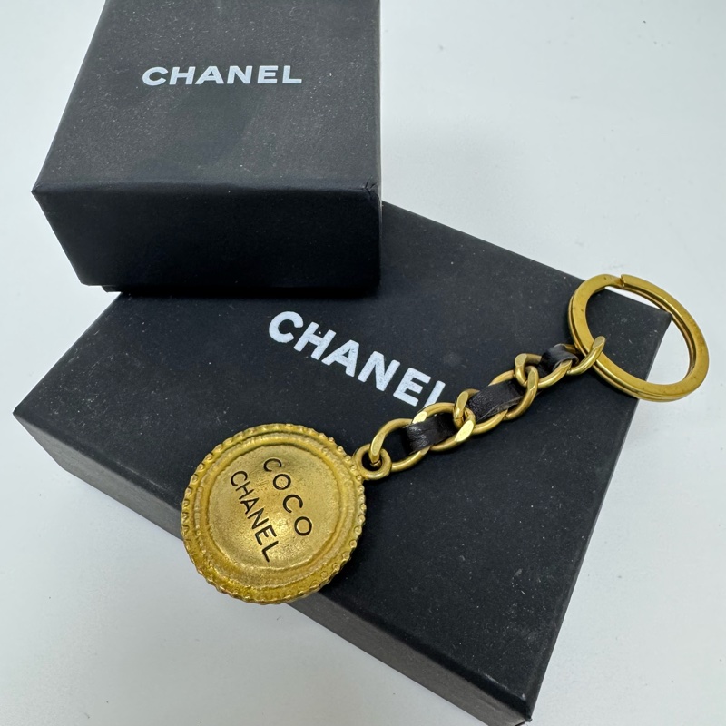 Coco Chanel 金屬鑰匙圈 vintage  二手 中古-1
