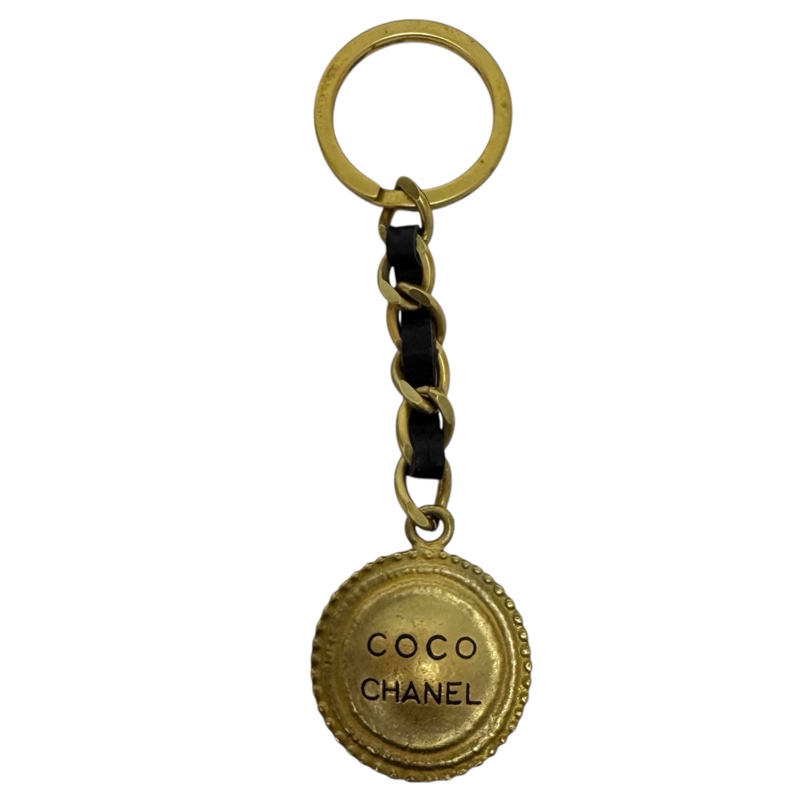Coco Chanel 金屬鑰匙圈 vintage  二手 中古-3