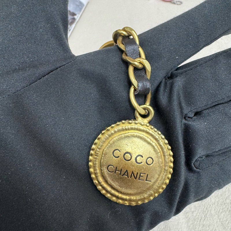 Coco Chanel 金屬鑰匙圈 vintage  二手 中古-4