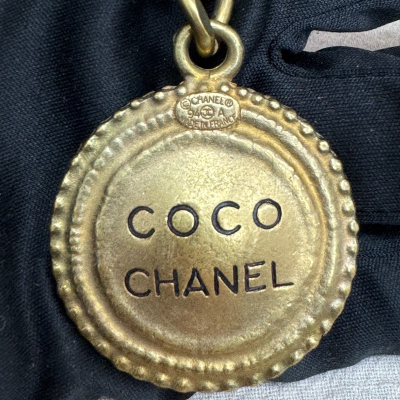 Coco Chanel 金屬鑰匙圈 vintage  二手 中古-6