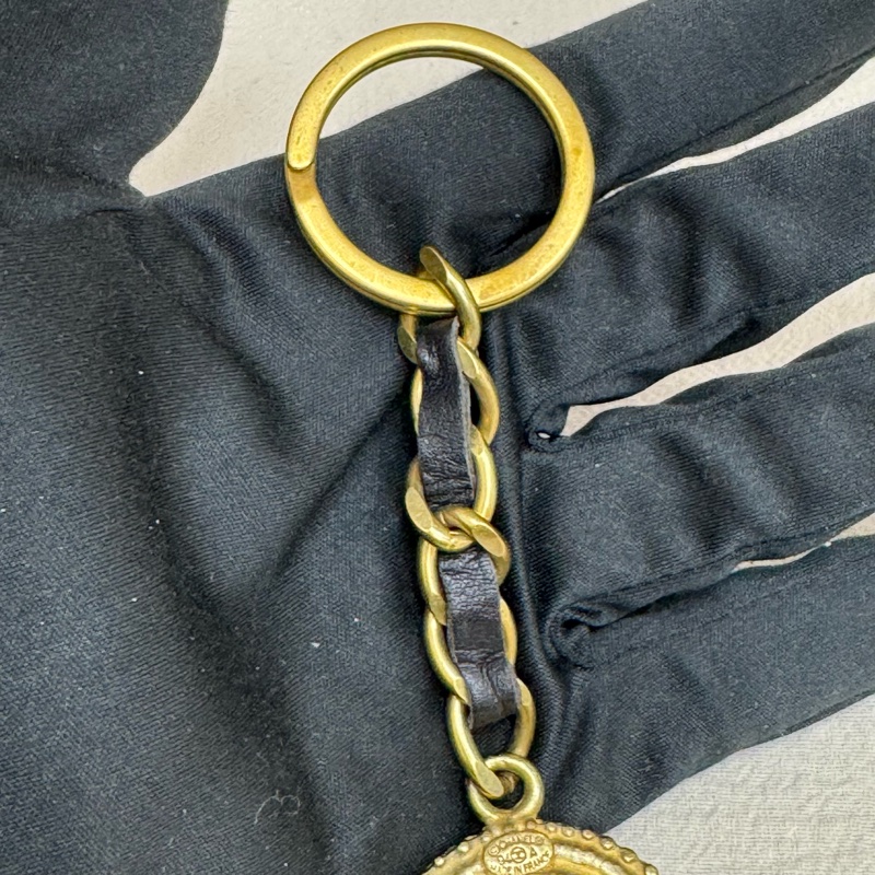 Coco Chanel 金屬鑰匙圈 vintage  二手 中古-7
