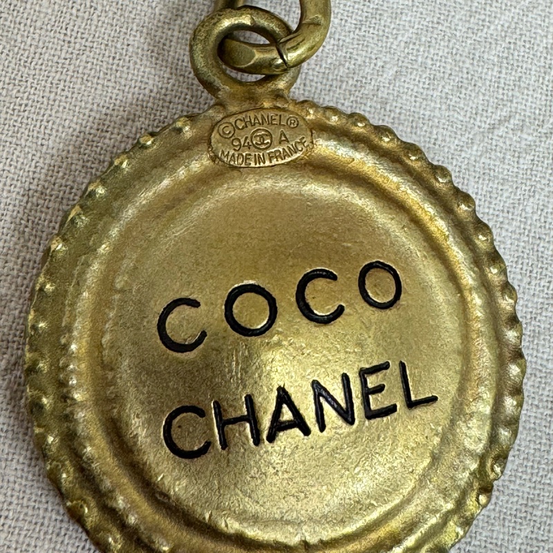 Coco Chanel 金屬鑰匙圈 vintage  二手 中古-12