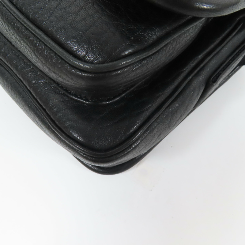 SAINT LAURENT 羊皮皮革Niki Messenger Bag銀扣肩背袋-5