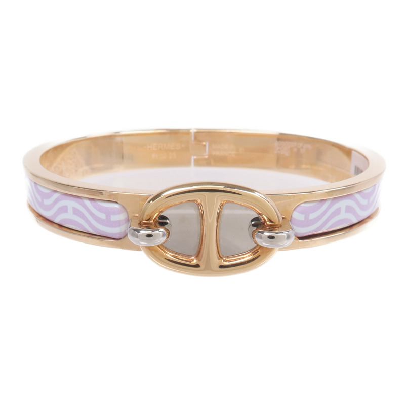 HERMES 金屬/琺瑯Mini Clic Chaine d'Ancre手鐲-0