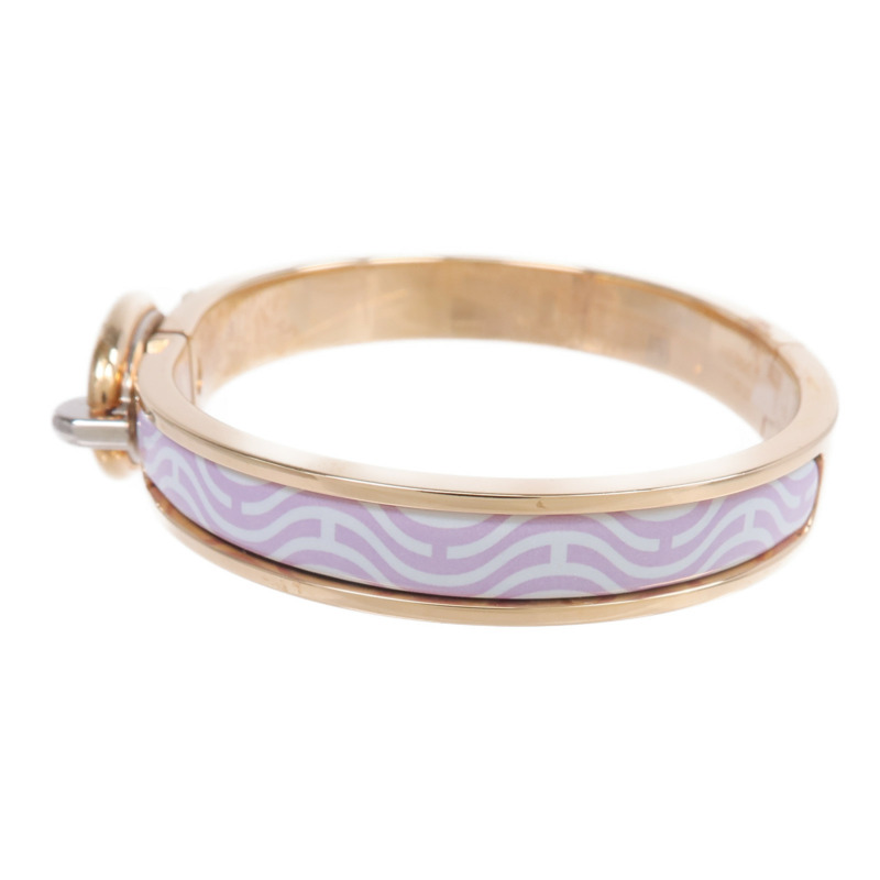 HERMES 金屬/琺瑯Mini Clic Chaine d'Ancre手鐲-1