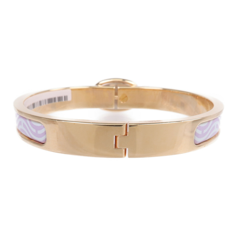 HERMES 金屬/琺瑯Mini Clic Chaine d'Ancre手鐲-2