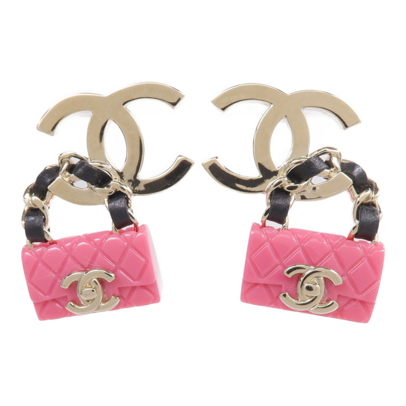 CHANEL 金屬/PVC/皮革Earrings耳環-0