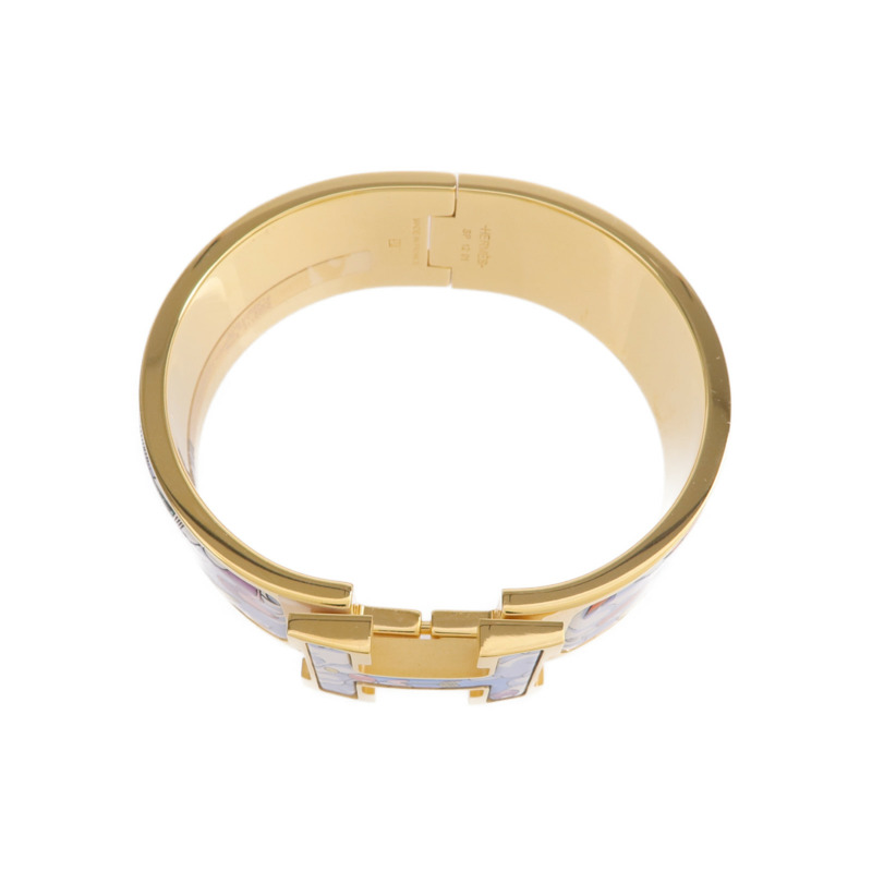 HERMES 金屬/琺瑯Clic-Clac H手鐲-3