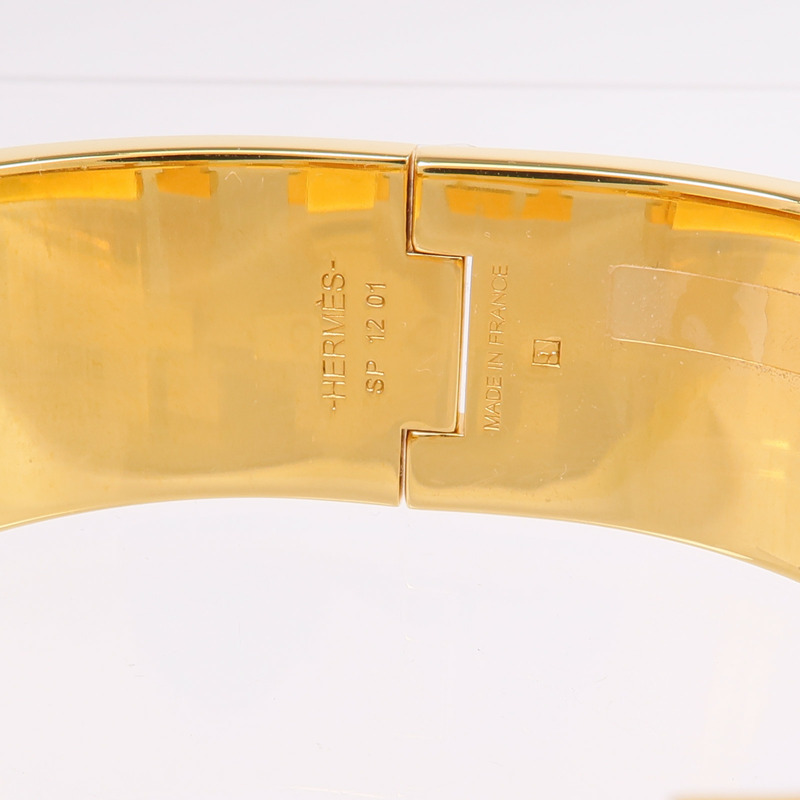 HERMES 金屬/琺瑯Clic-Clac H手鐲-4