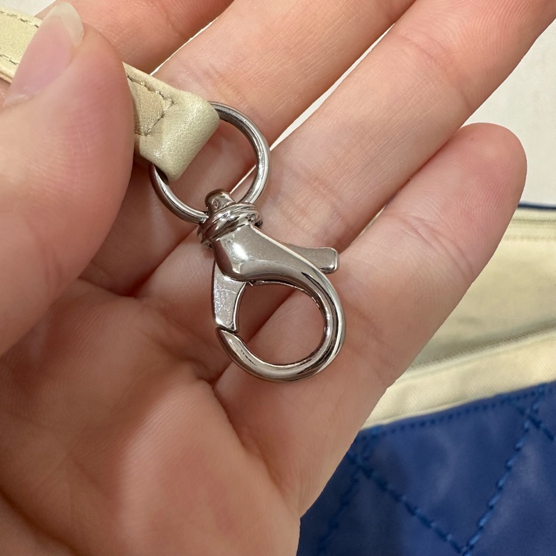 Chanel  閃電藍牛皮銀鏈肩背包COCO 30 SADDLE-44