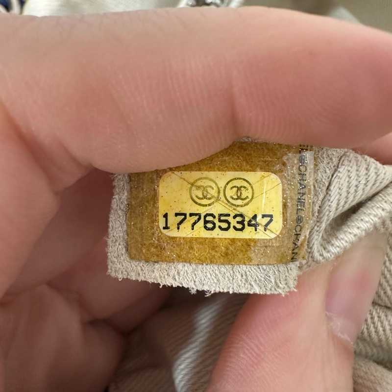 Chanel  閃電藍牛皮銀鏈肩背包COCO 30 SADDLE-69