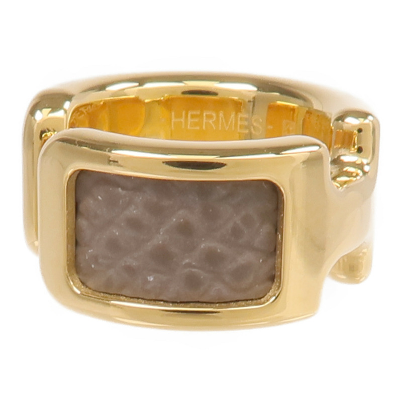 HERMES 金屬/Madame皮革Olympe Ear Cuff耳夾-0