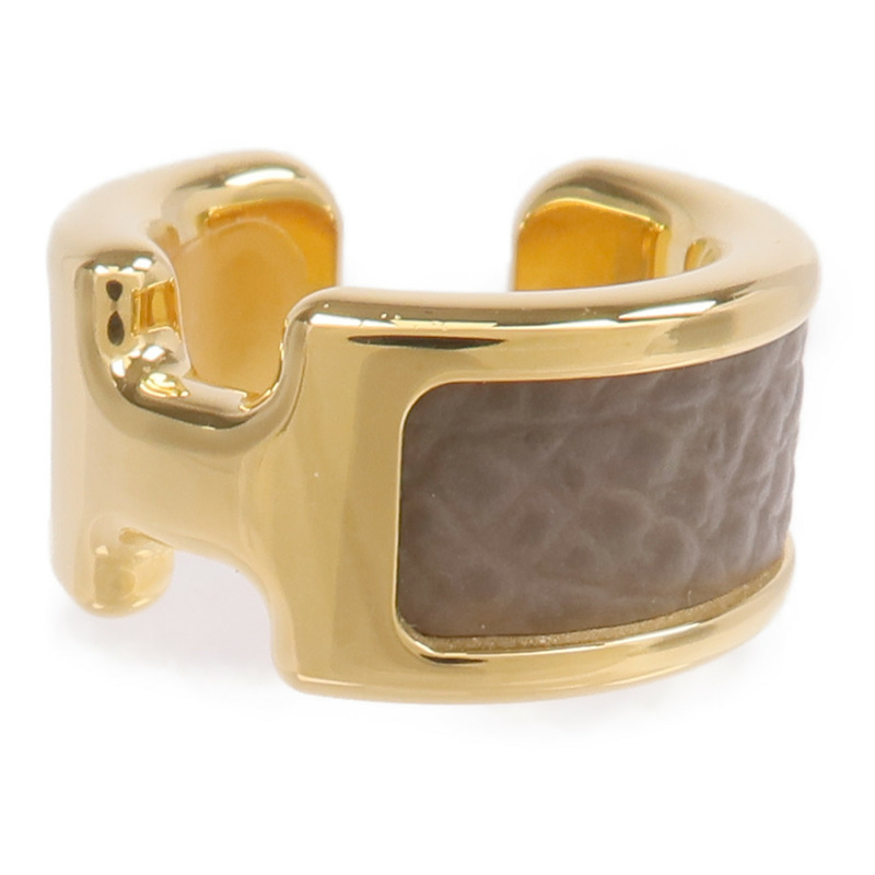 HERMES 金屬/Madame皮革Olympe Ear Cuff耳夾-1