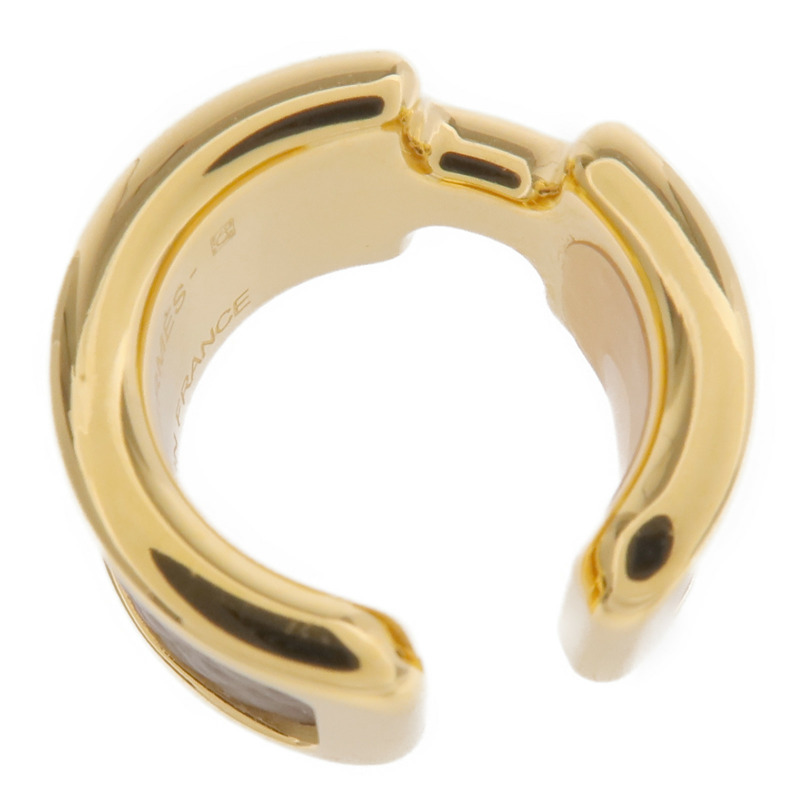 HERMES 金屬/Madame皮革Olympe Ear Cuff耳夾-3