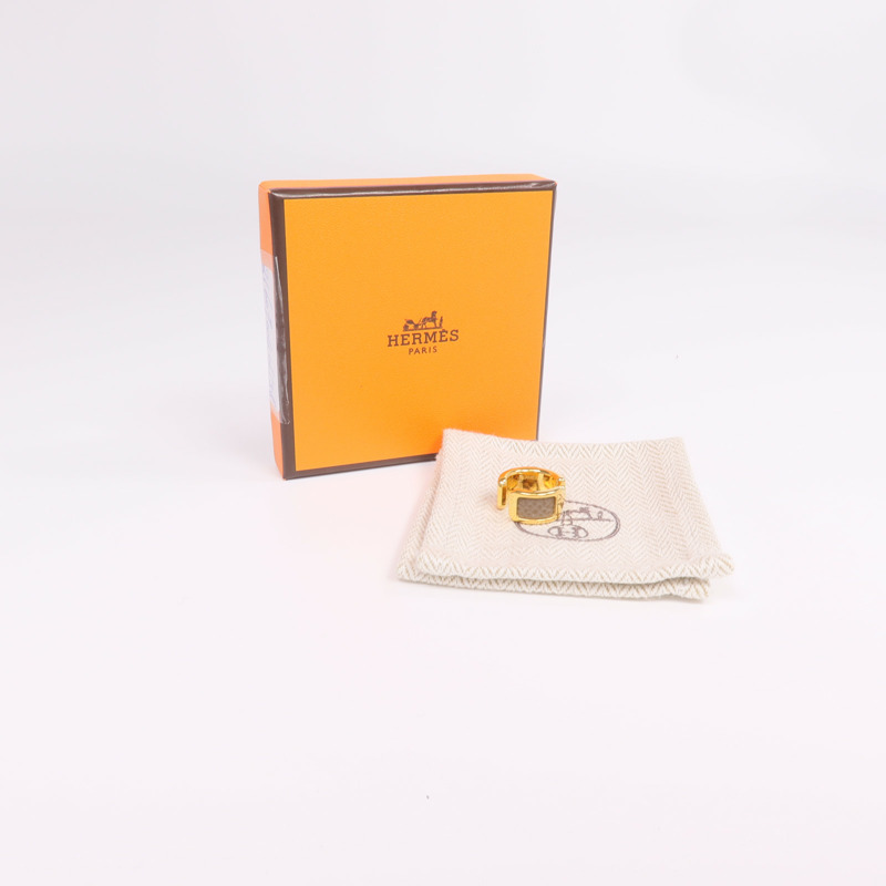 HERMES 金屬/Madame皮革Olympe Ear Cuff耳夾-6