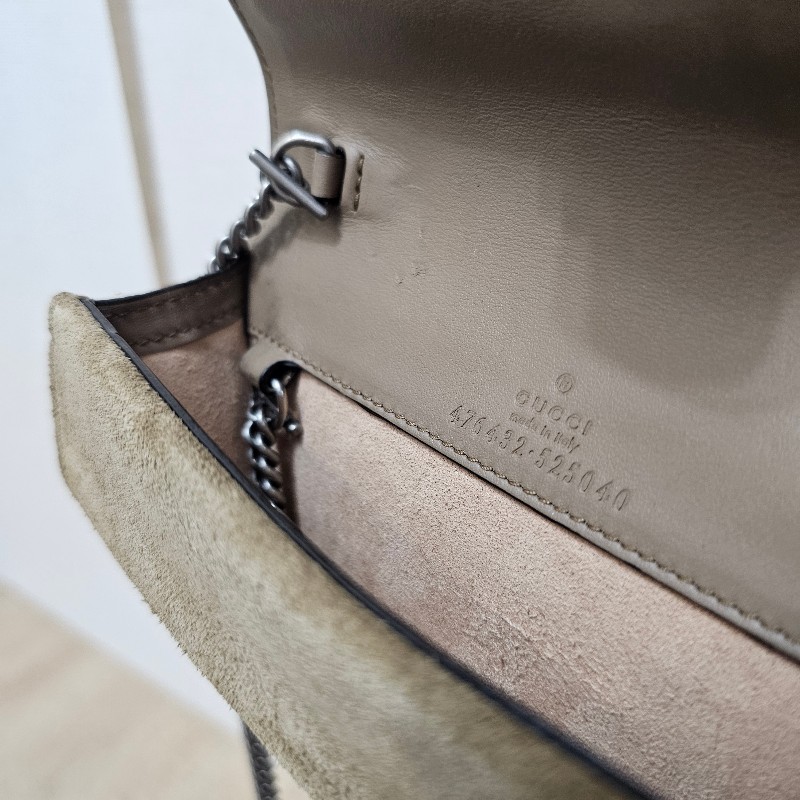 [ 超級甜價出🧧] Gucci老花銀釦Mini酒神斜背包-12