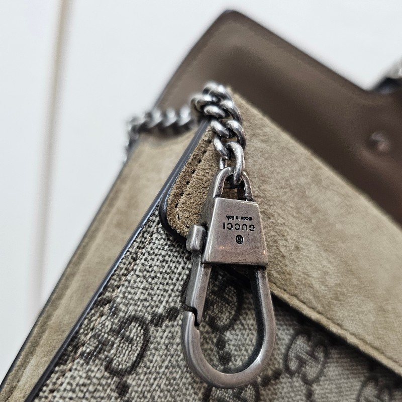 [ 超級甜價出🧧] Gucci老花銀釦Mini酒神斜背包-15