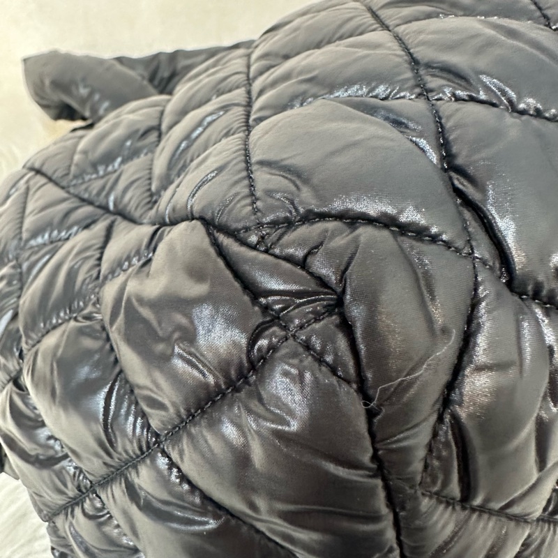 Chanel 黑尼龍銀鏈cocoon 肩背包-6