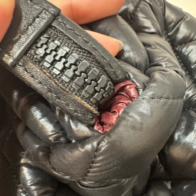 Chanel 黑尼龍銀鏈cocoon 肩背包-12