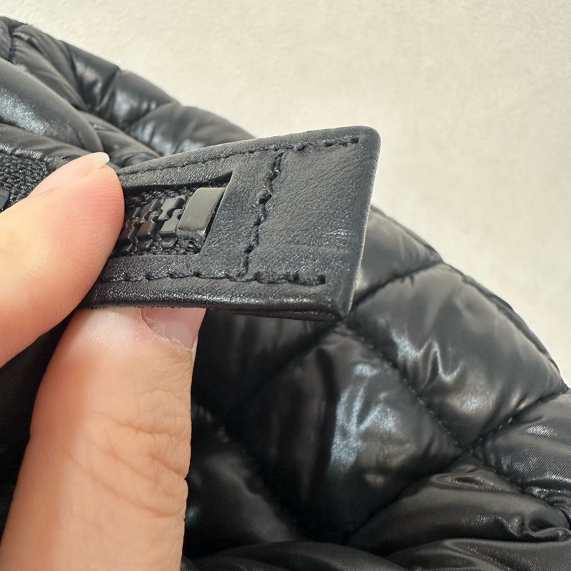 Chanel 黑尼龍銀鏈cocoon 肩背包-14