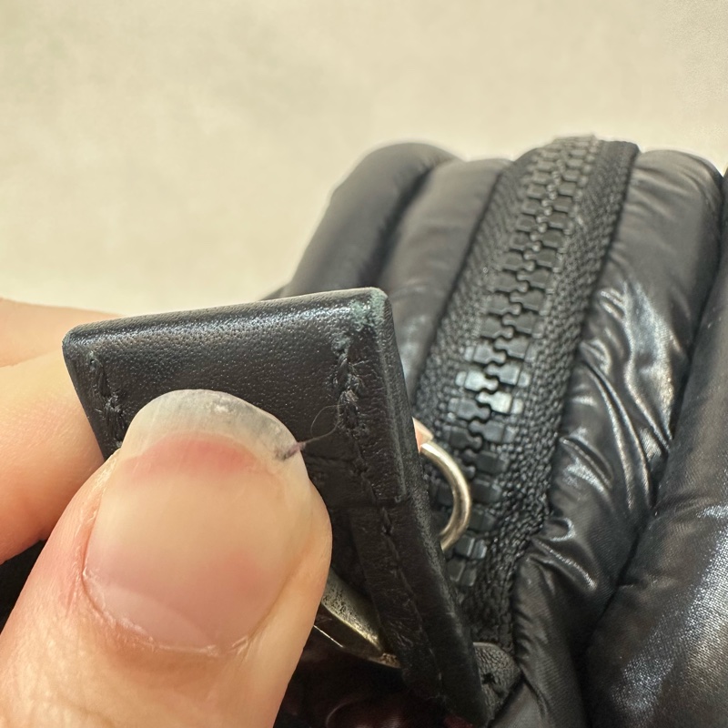 Chanel 黑尼龍銀鏈cocoon 肩背包-19