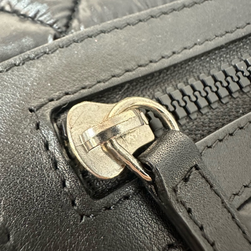 Chanel 黑尼龍銀鏈cocoon 肩背包-25