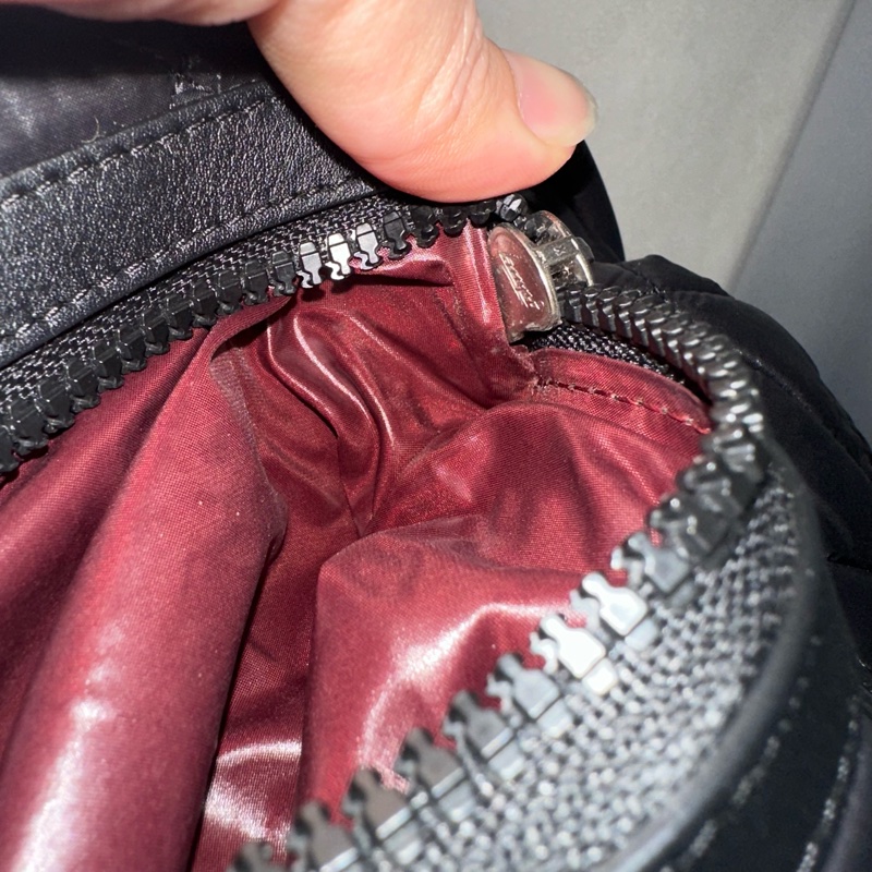 Chanel 黑尼龍銀鏈cocoon 肩背包-32