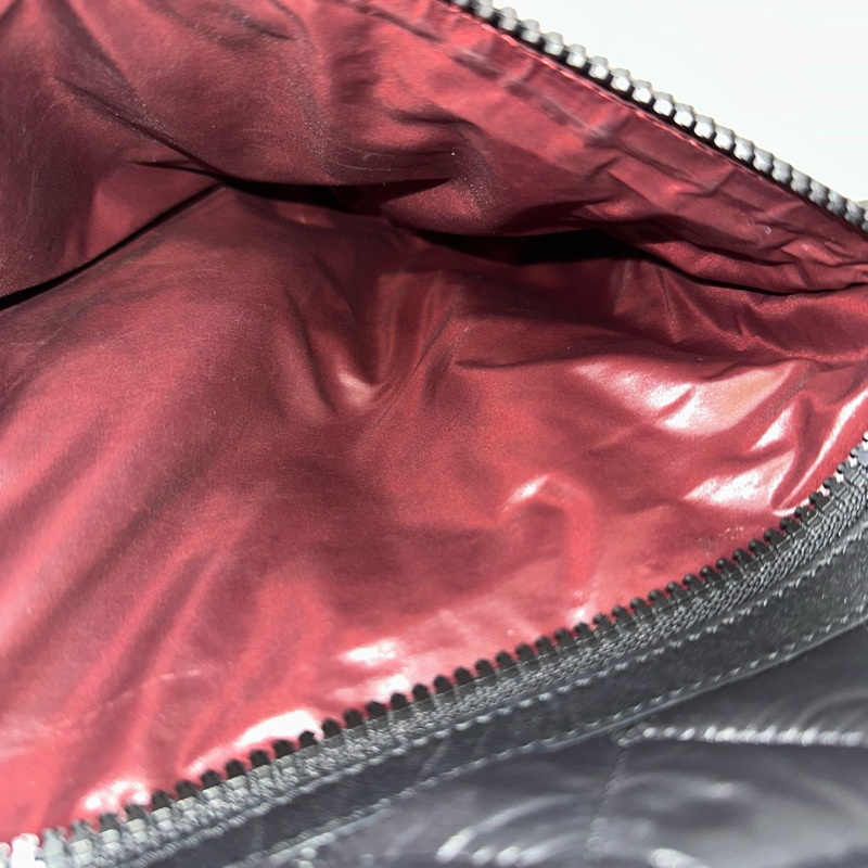 Chanel 黑尼龍銀鏈cocoon 肩背包-34