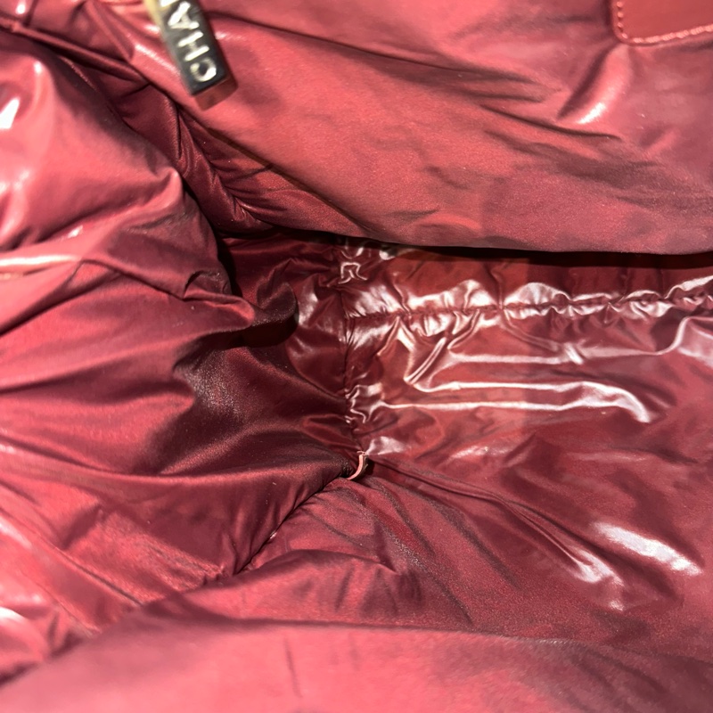 Chanel 黑尼龍銀鏈cocoon 肩背包-50